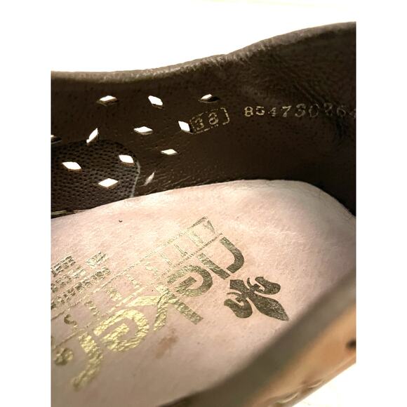 Rieker Antistress Slip-On Shoes Women 38(US 7.5) Tan Leather Comfort Loafers EUC - Picture 8 of 10